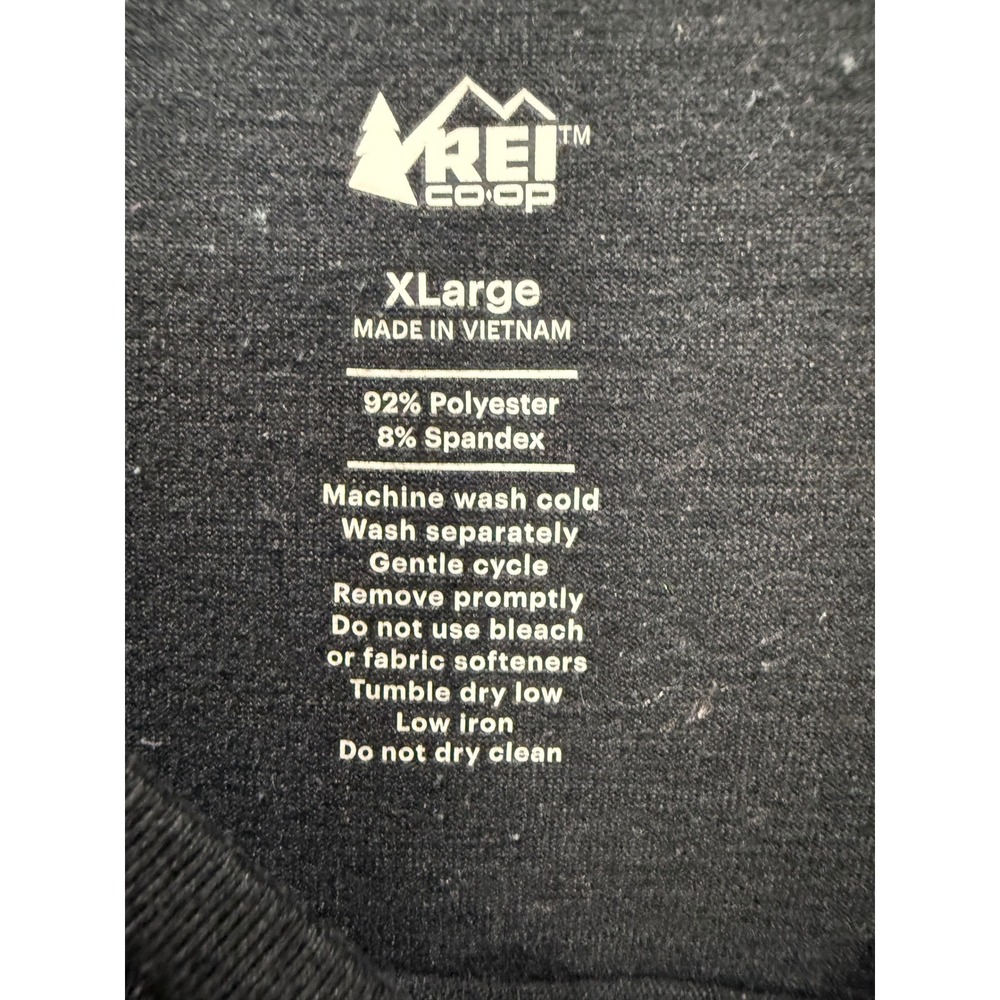 REI Co-op Performance Top Charcoal Gray EUC Thumbholes Long Sleeve Gorpcore XL - Picture 2 of 6